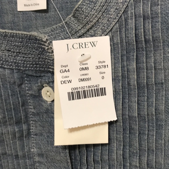 NWT J. Crew Sundrine Chambray Shirt Dress - Picture 8 of 16